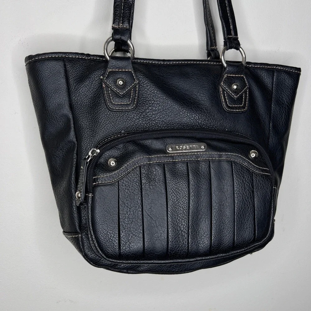 N/A black faux